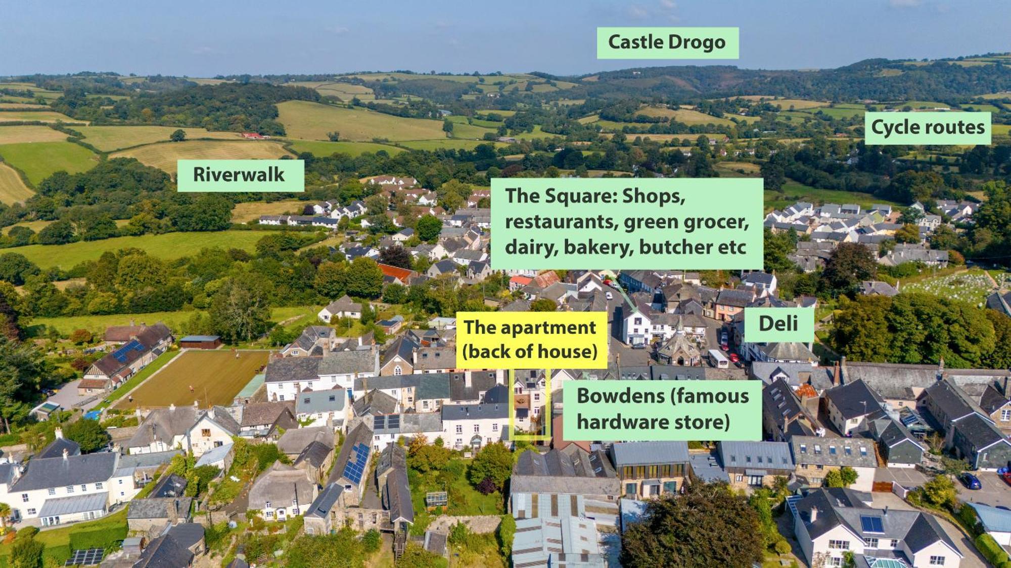 Blue Bliss - Sumptuous, Period Apartment Chagford Esterno foto